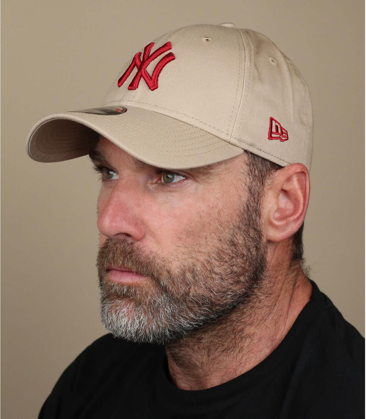 Cap NY beige bordeaux Cap League Ess NY 9Forty camel hot red Cap NY beige bordeaux Cap League Ess NY 9Forty camel hot red